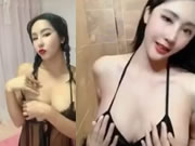 Çinli büyük göğüslü orospuyu tahrik ediyor